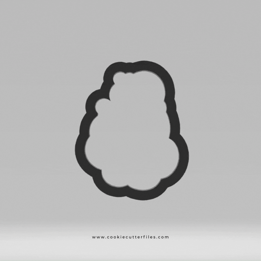 Snail Mother's Love Cookie Cutter STL Files