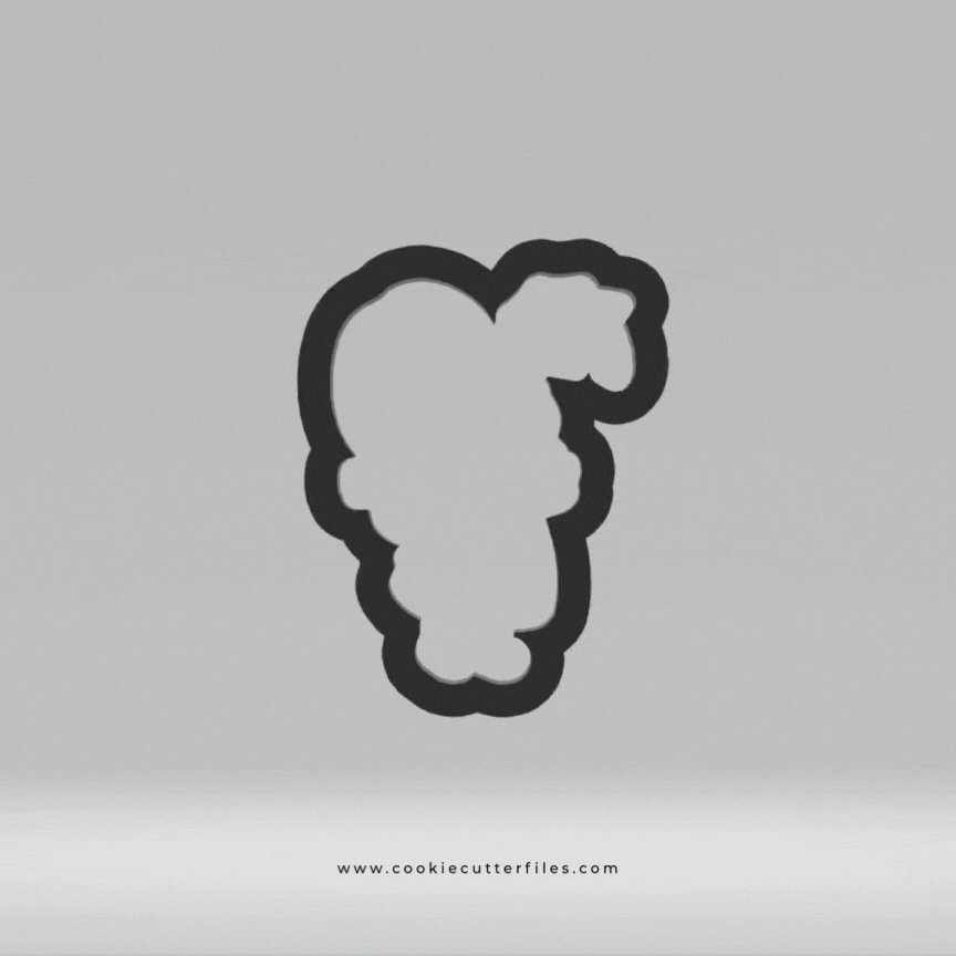 Girl Cap Grad Kids Cookie Cutter STL Files