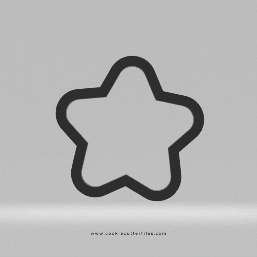 Star Sweet Dreams Baby Sloth Cookie Cutter STL Files