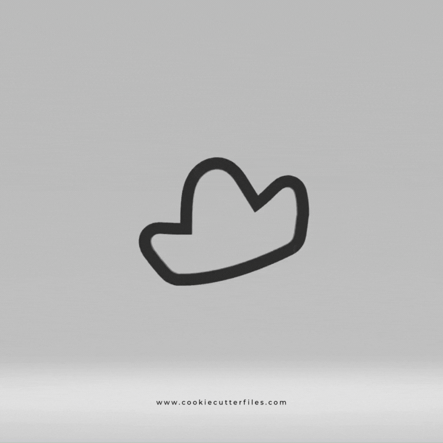 Sombrero Cinco De Mayo Fiesta Cookie Cutter STL Files