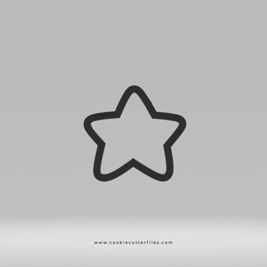 Star Gamer Kids Cookie Cutter STL Files