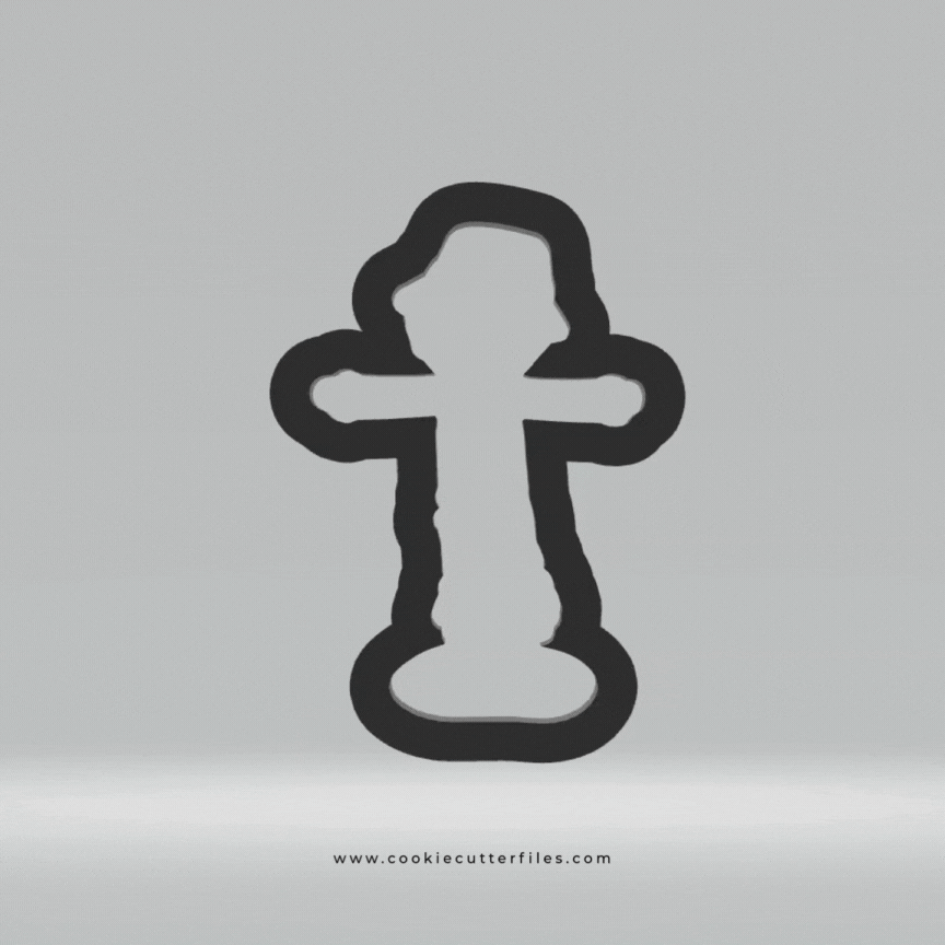 Scarecrow Fall Harvest Cookie Cutter STL Files