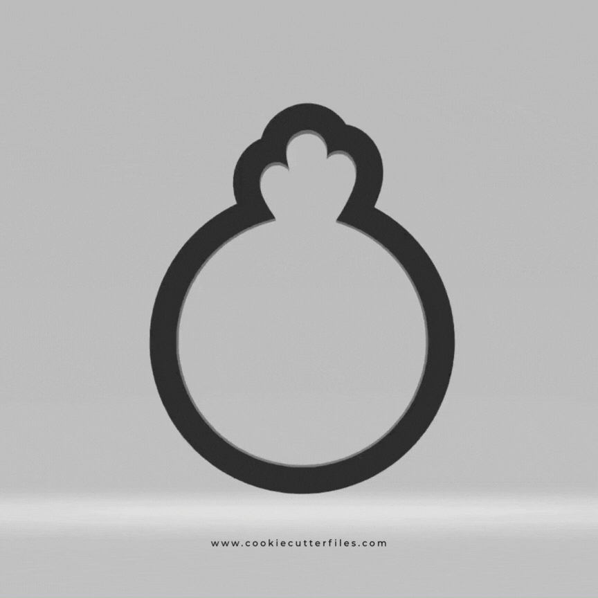 Chick Animal Face Cookie Cutter STL Files