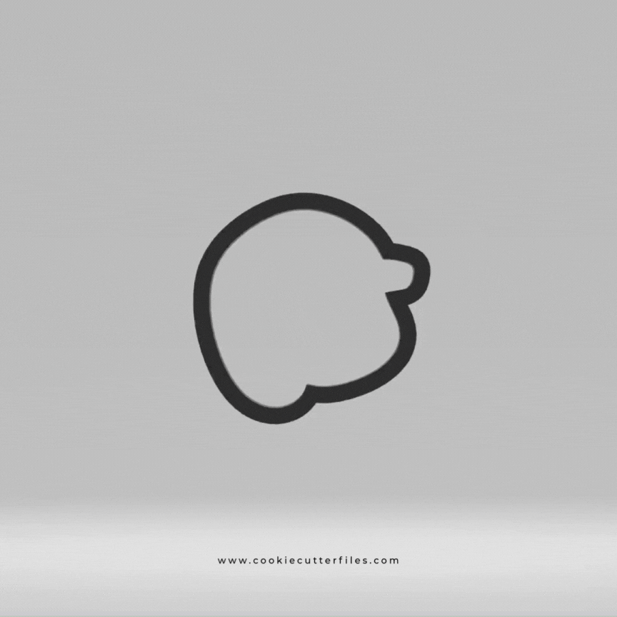 Helmet Baseball Kids Cookie Cutter STL Files
