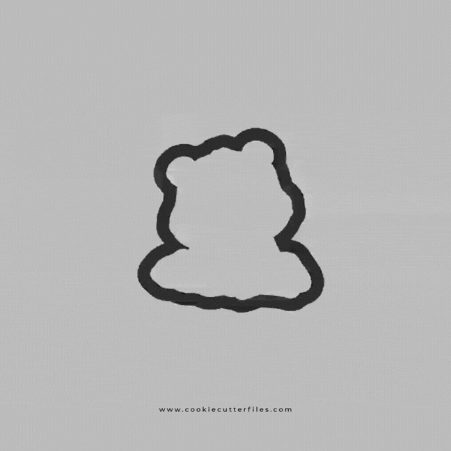 Groundhog Cookie Cutter STL Files Cookie Cutter Files