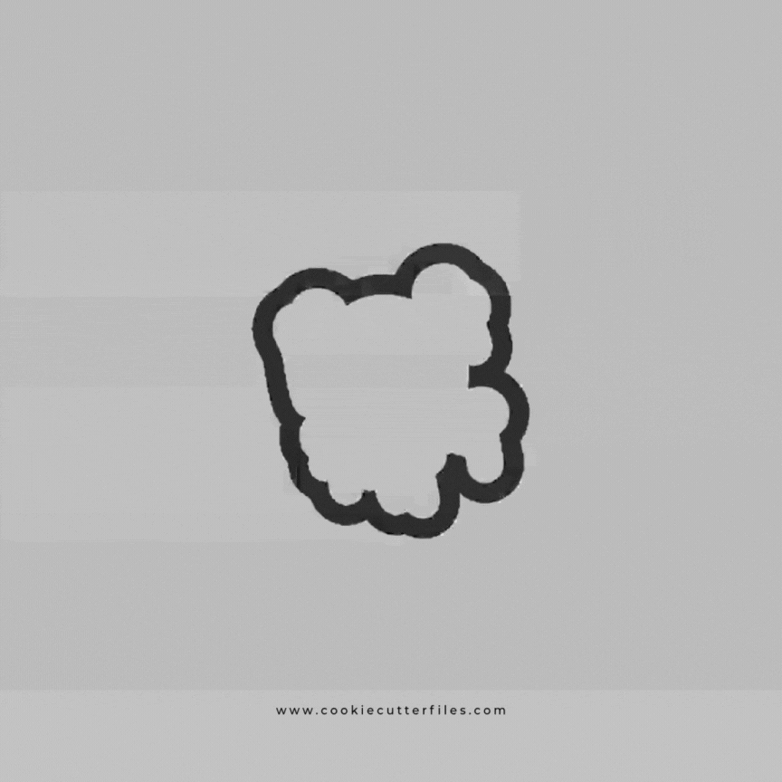 Warning Zombie Kids Cookie Cutter STL Files