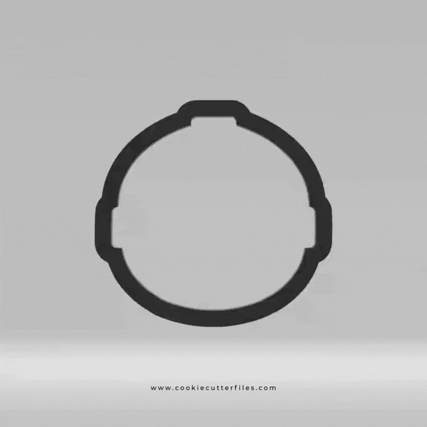 Mask Horror Chibi Faces Inspired Cookie Cutter STL Files