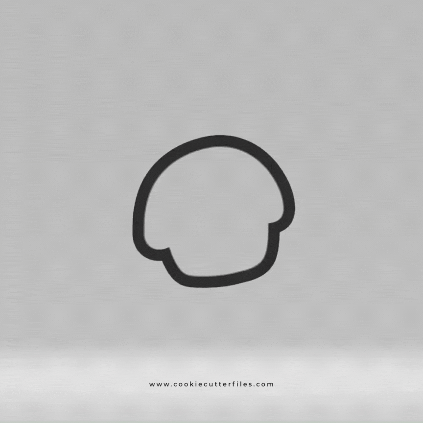 OneUp Gamer Kids Cookie Cutter STL Files