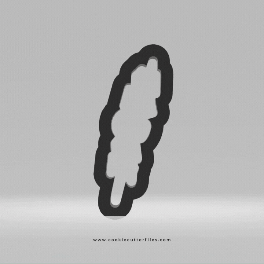 Skewer Backyard Bbq Cookie Cutter STL Files