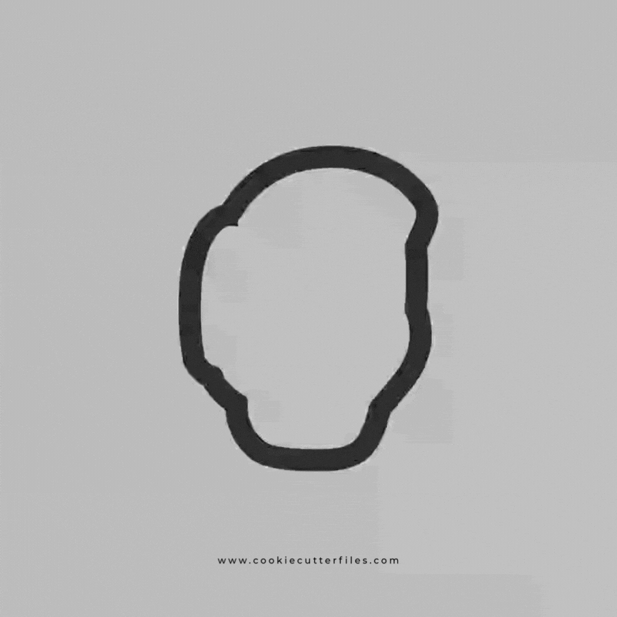 Dogs Best Friend Face Inspired Mystery Dog Crew Cookie Cutter STL Files
