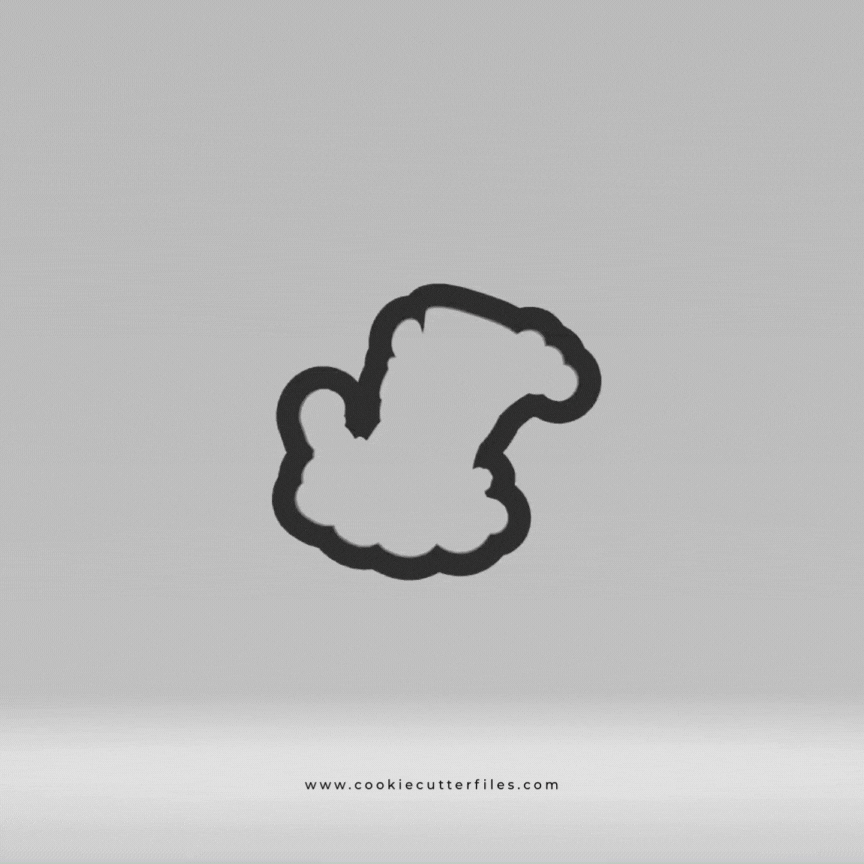 Relaxed Hip Leprechauns Cookie Cutter STL Files