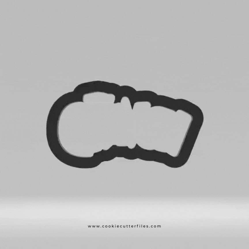 Typography Inspired Grinchymas Cookie Cutter STL Files
