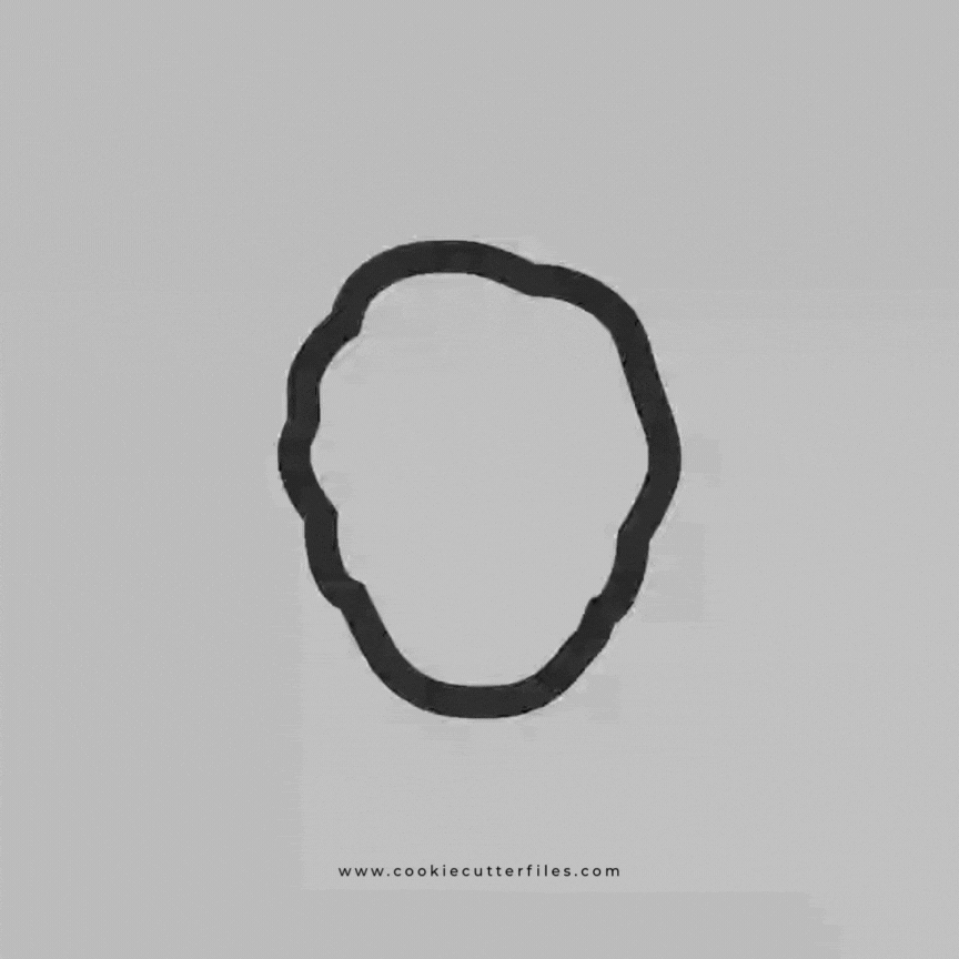 Leader Face Inspired Mystery Dog Crew Cookie Cutter STL Files