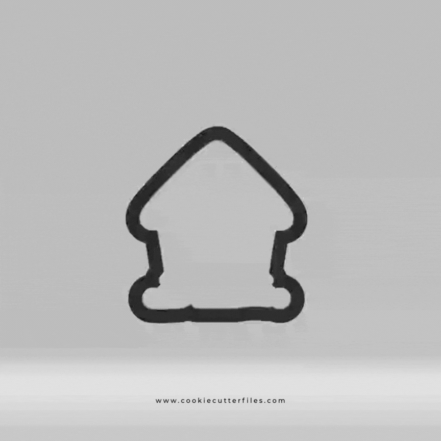 Gingerbread House Gingerbread Babies Cookie Cutter STL Files