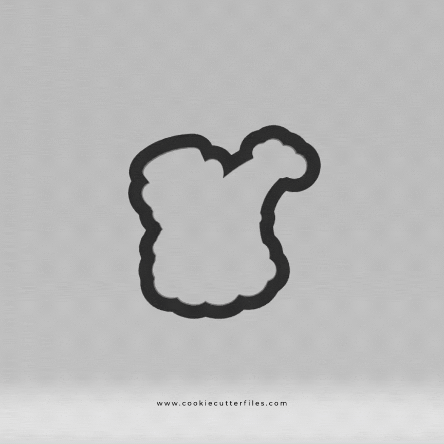 Leprechaun Rainbow Drink Lucky Charms Cookie Cutter STL Files