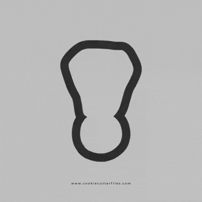 Medal Graduation Cookie Cutter STL Files