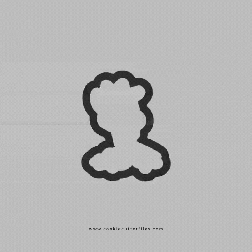 Hand Zombie Kids Cookie Cutter STL Files