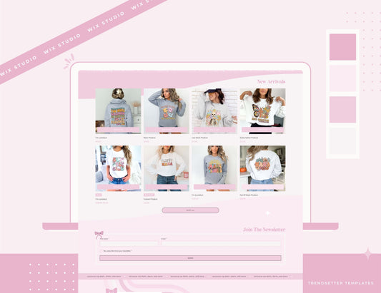 Pretty Girl Wix Studio Website Template