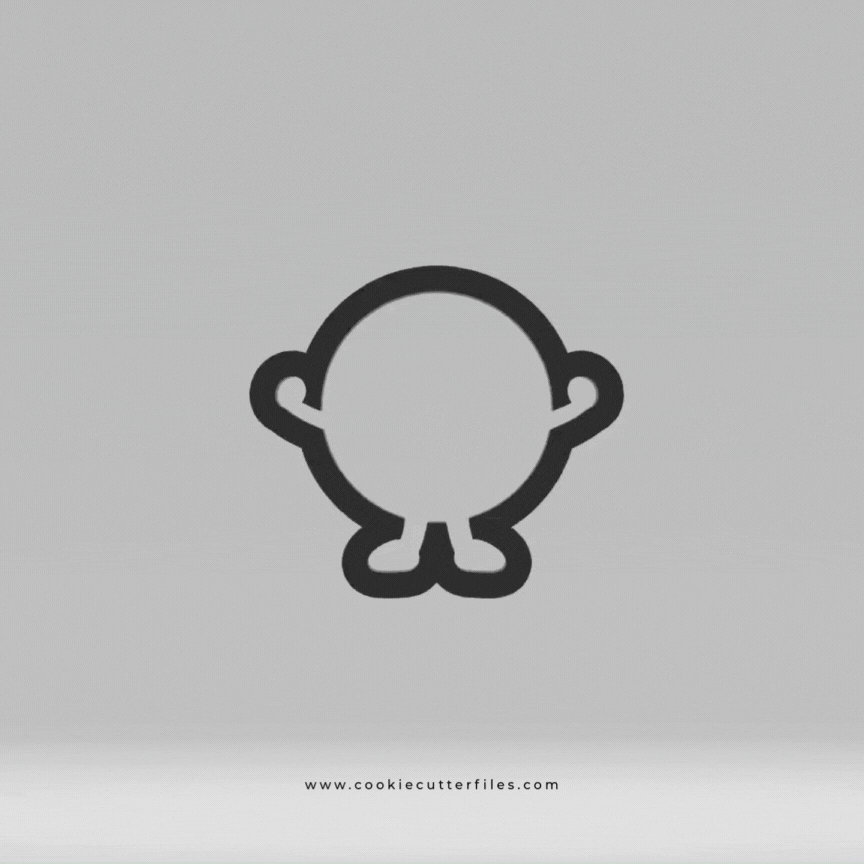 Strong Earth Earth Day Hero Cookie Cutter STL Files