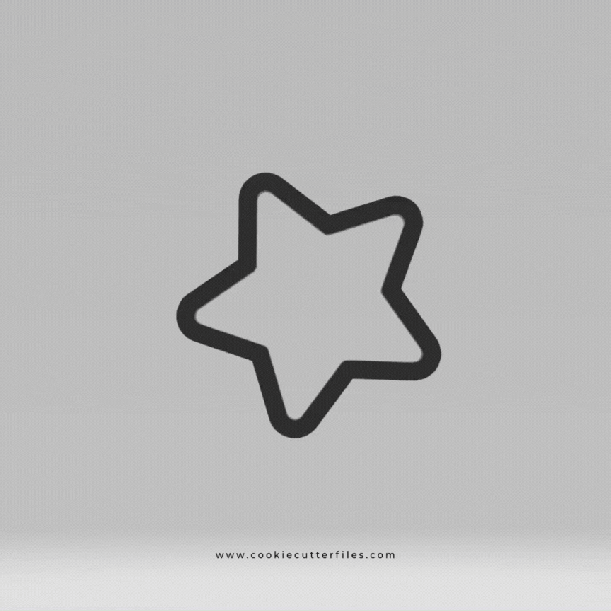 Star Gymnast Girl Cookie Cutter STL Files