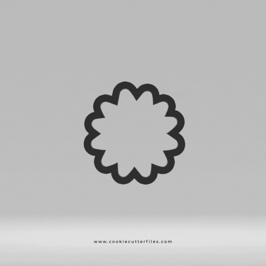 Sun Water Play Fun Cookie Cutter STL Files