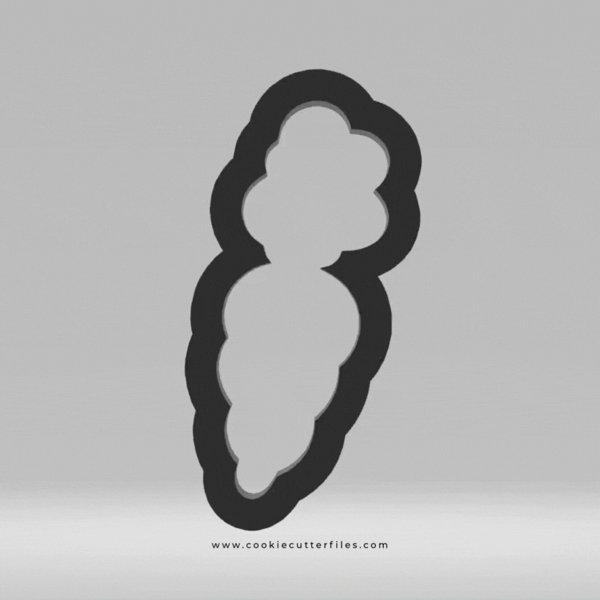 Carrot Bunny House Surprise Cookie Cutter STL Files