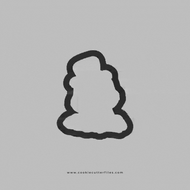 Groundhog Hat Cookie Cutter STL Files Cookie Cutter Files