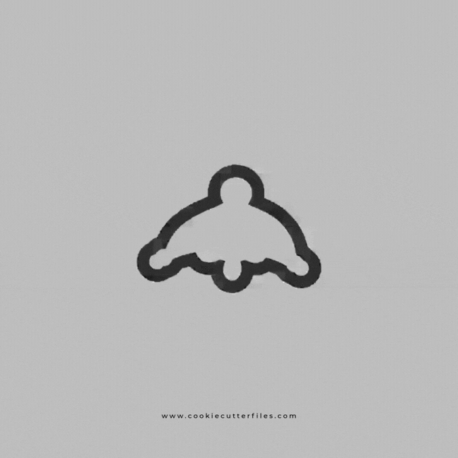 Ballerina Tiara Cookie Cutter STL Files Cookie Cutter Files