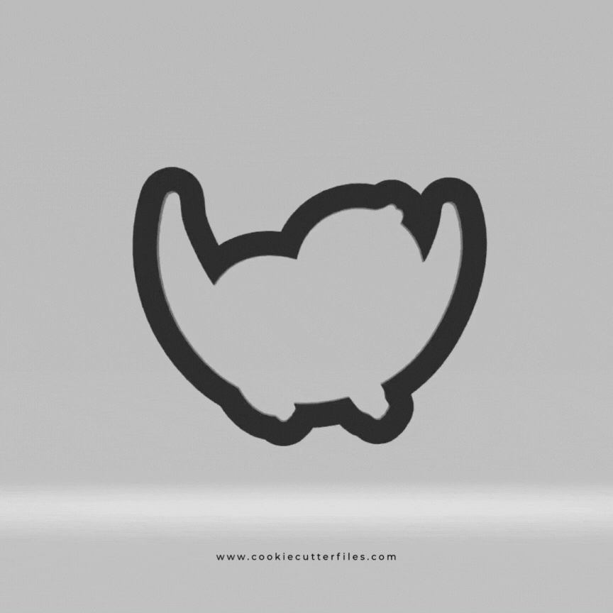 Moon Hug Sweet Dreams Baby Sloth Cookie Cutter STL Files
