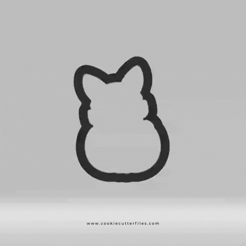Pumpkin Thanksgiving Foxes Cookie Cutter STL Files