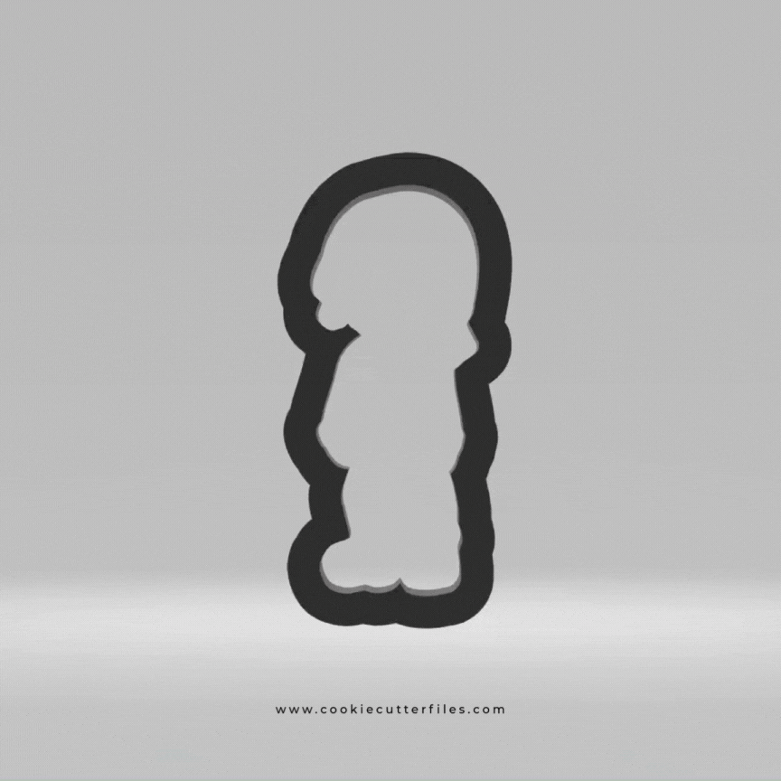 Boy Soldiers Cookie Cutter STL Files