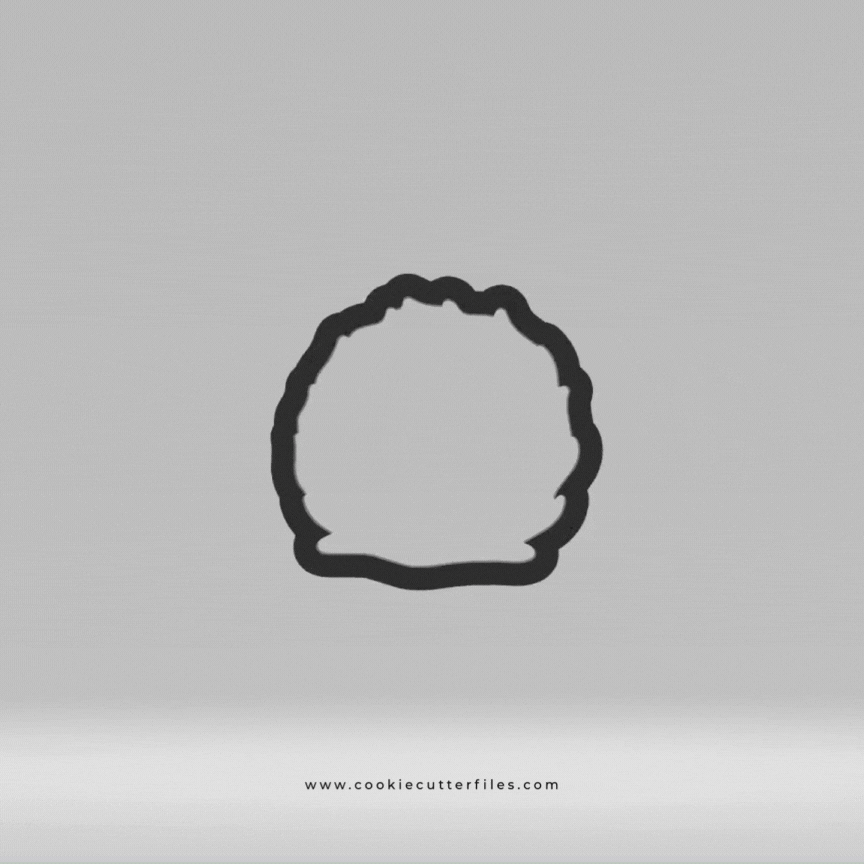 Fire Ring Monster Trucks Cookie Cutter STL Files