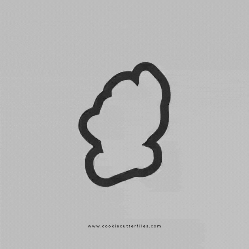 Feisty Dog Inspired Mystery Dog Crew Cookie Cutter STL Files