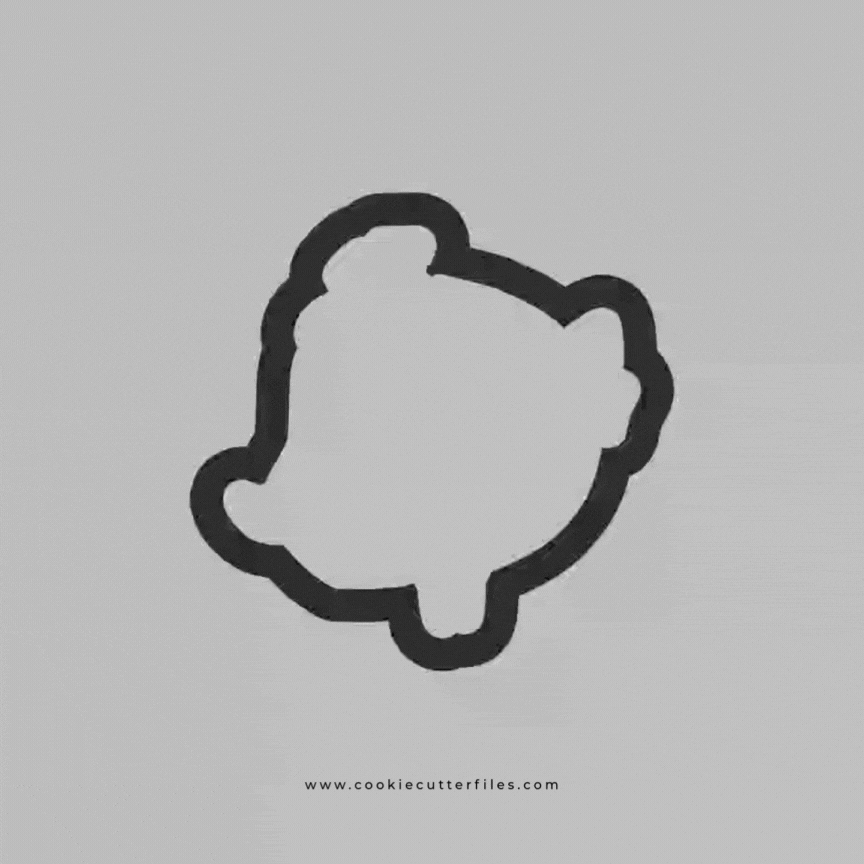 Little One Face Inspired Grinchymas Cookie Cutter STL Files