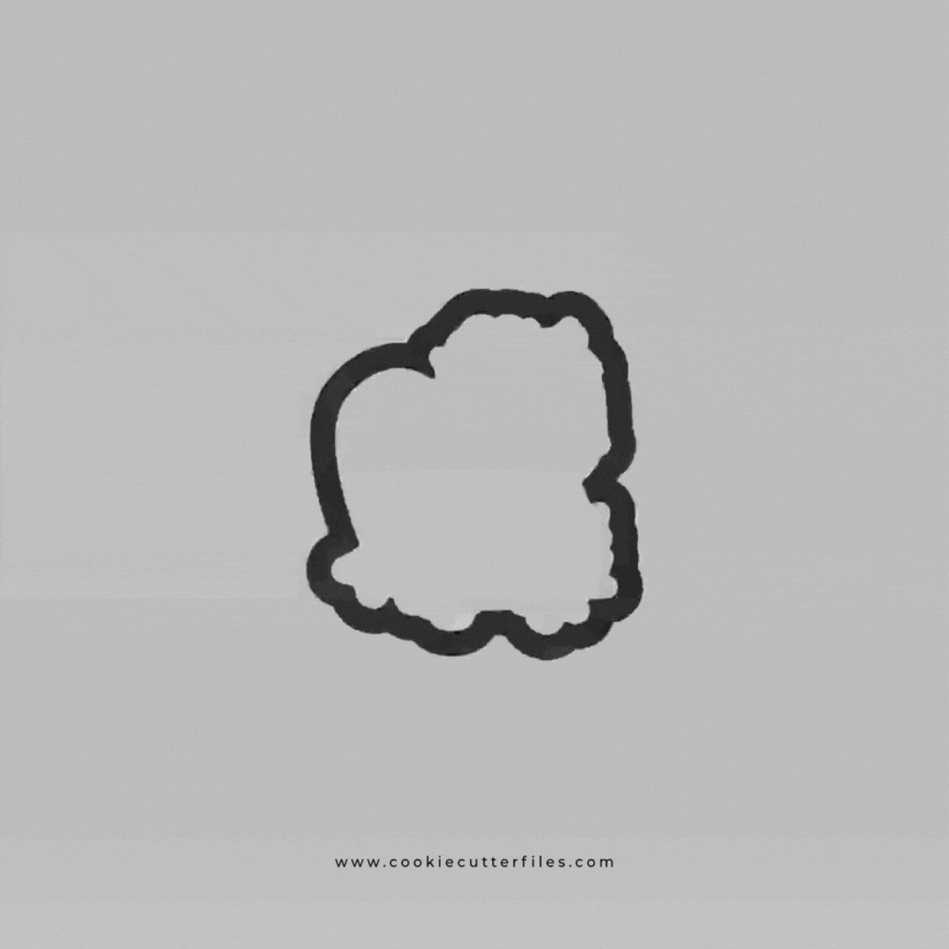 Boy Rise Zombie Kids Cookie Cutter STL Files
