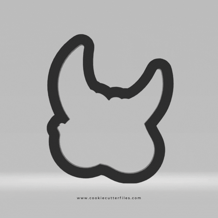 Upside Down Moon Hang Sweet Dreams Baby Sloth Cookie Cutter STL Files