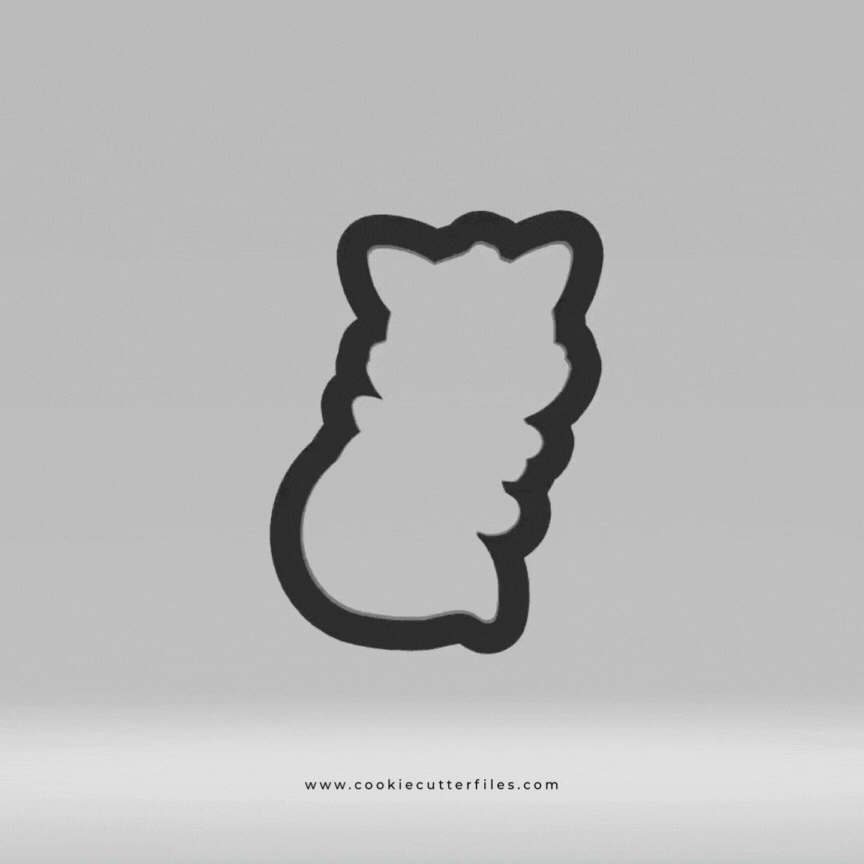Fox Mother's Love Cookie Cutter STL Files