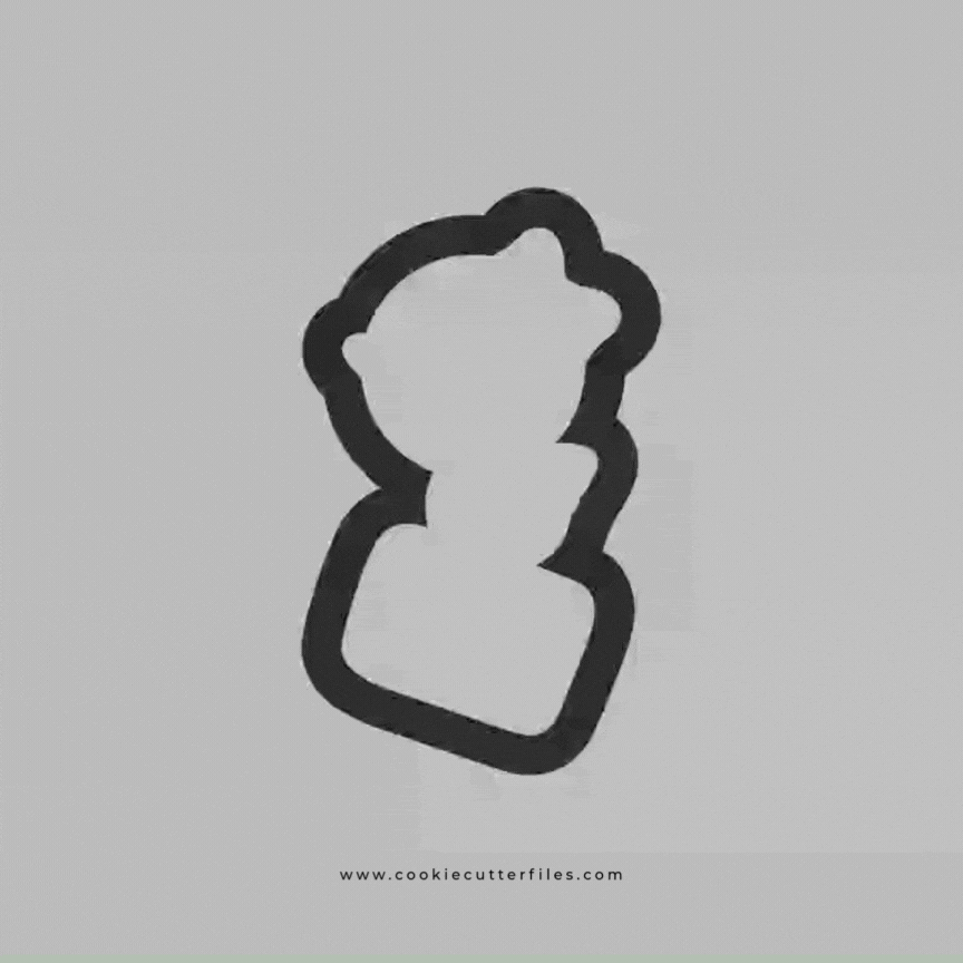 Bird Carrying Envelope Valentine Animals Cookie Cutter STL Files