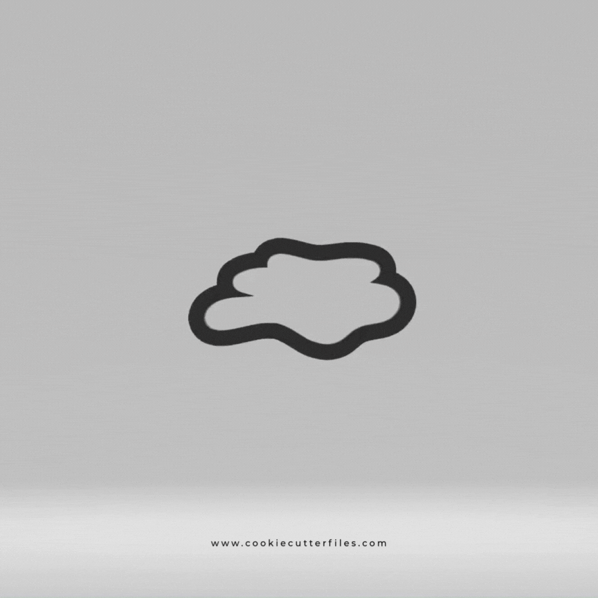 Puddle Water Play Fun Cookie Cutter STL Files