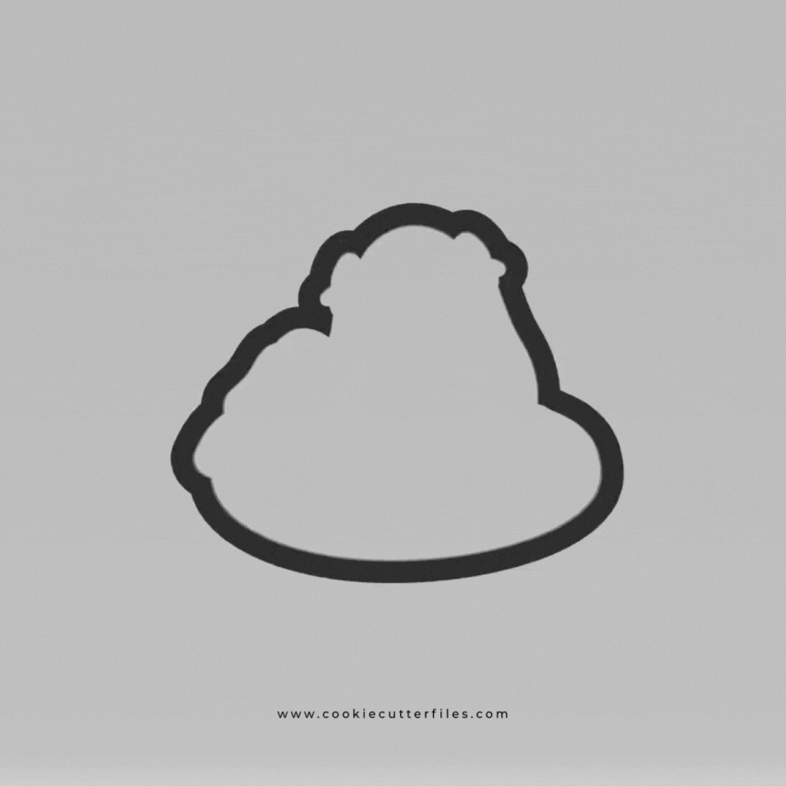 Dog Mother's Love Cookie Cutter STL Files