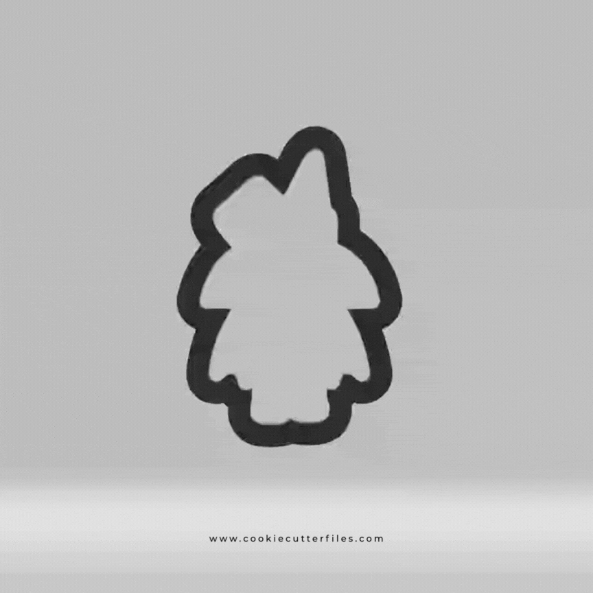 Vampire Inspired Halloween Blue Heeler Dog Cookie Cutter STL Files