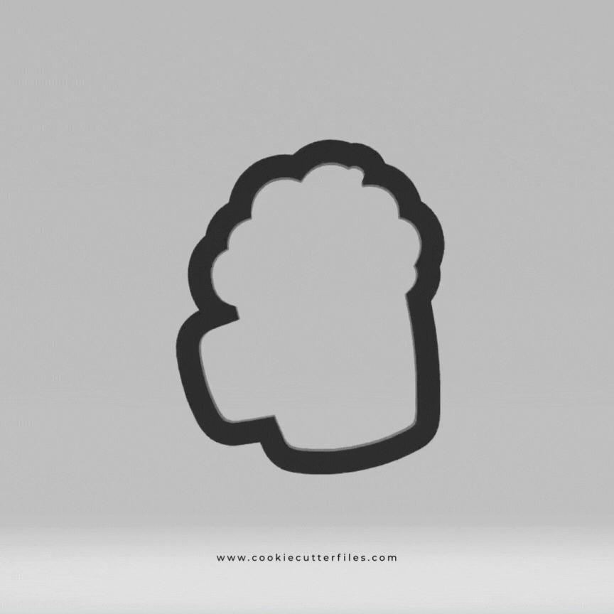 Green Beer Lucky Charms Cookie Cutter STL Files