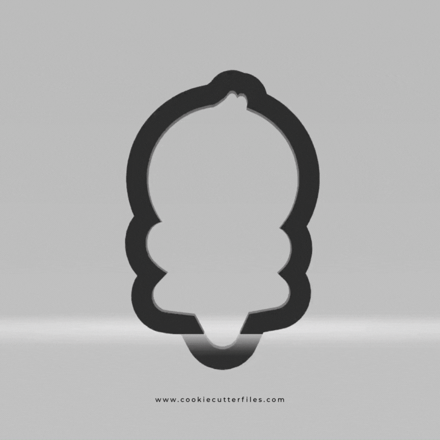 Hold Star Sweet Dreams Baby Sloth Cookie Cutter STL Files