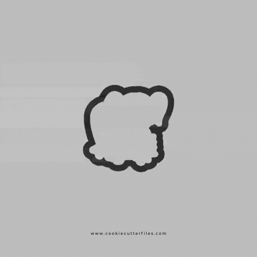 Girl Rise Zombie Kids Cookie Cutter STL Files