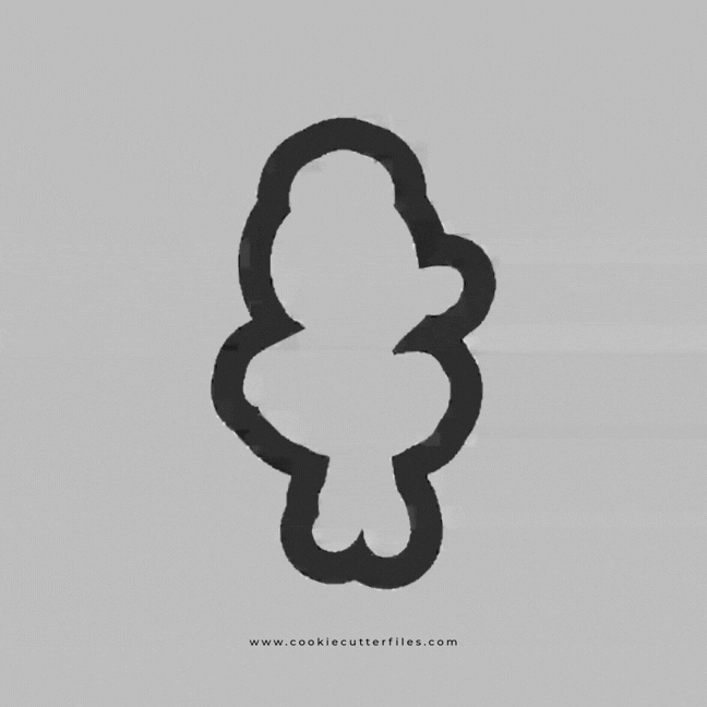 Ballerina Girl Cookie Cutter STL Files Cookie Cutter Files
