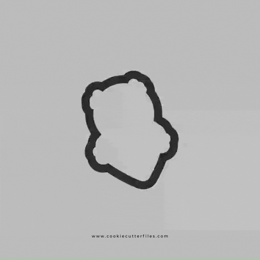 Bird Valentine Animals Cookie Cutter STL Files