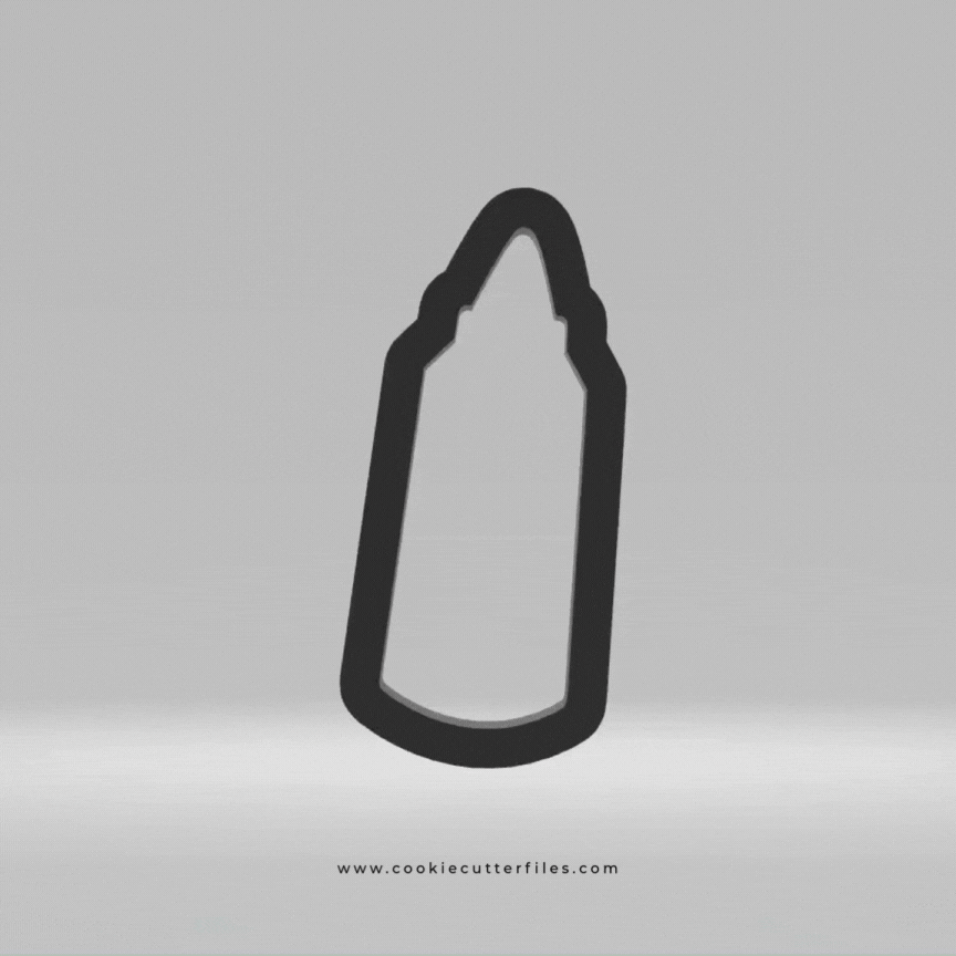 Condiment Bottle Backyard Bbq Cookie Cutter STL Files