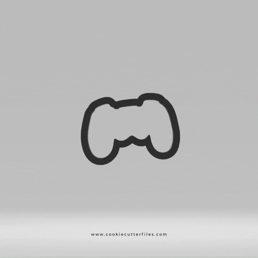 Controller Gamer Kids Cookie Cutter STL Files