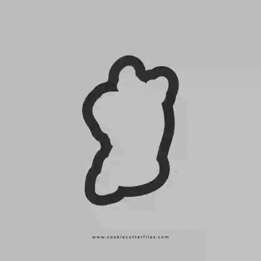 Dog Face Inspired Mystery Dog Crew Cookie Cutter STL Files