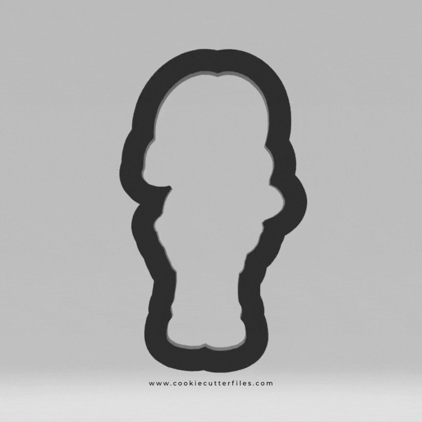 Girl Camping Kids Cookie Cutter STL Files